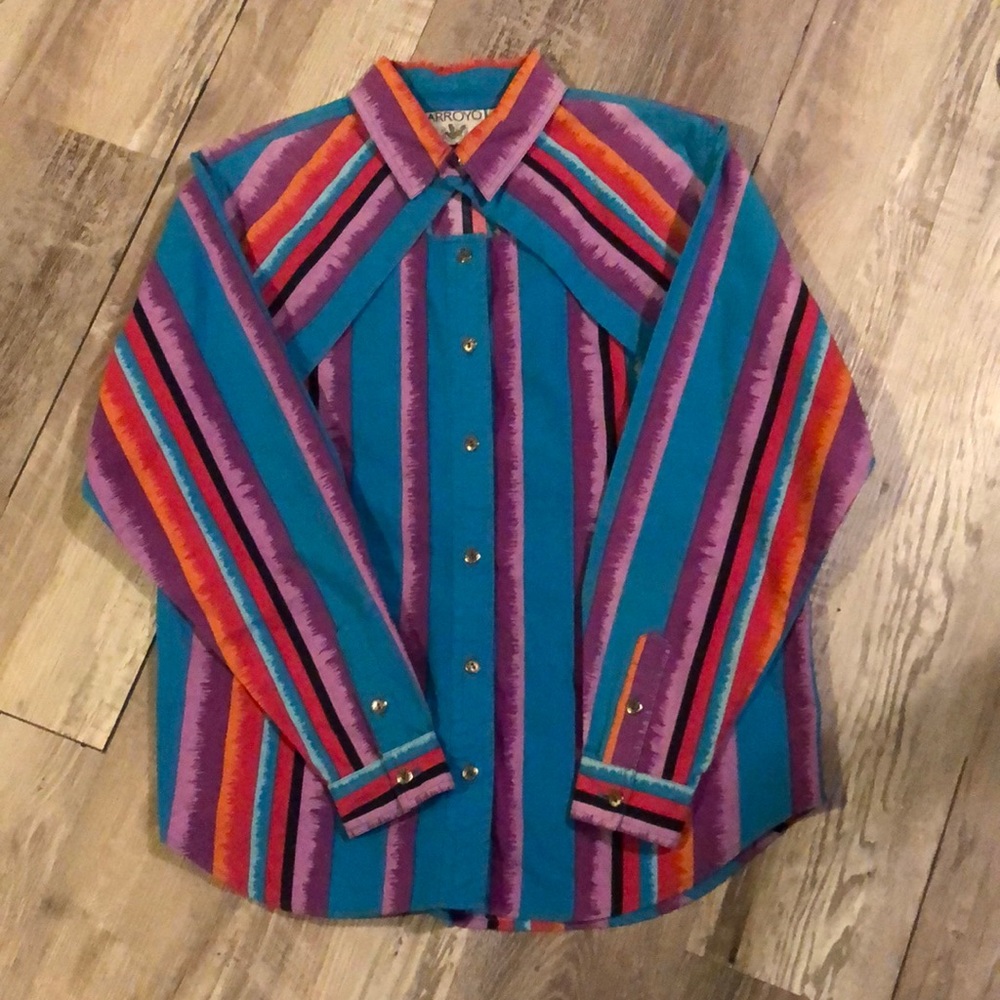 Vintage arroyo western top!!